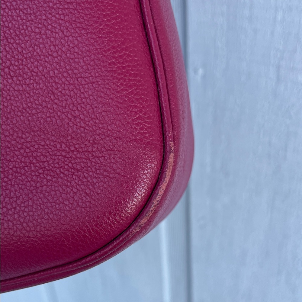 Kate Spade Aster Shoulder Bag Cranberry Cocktail Pebbled Leather EUC WKR00567 - Picture 12 of 12